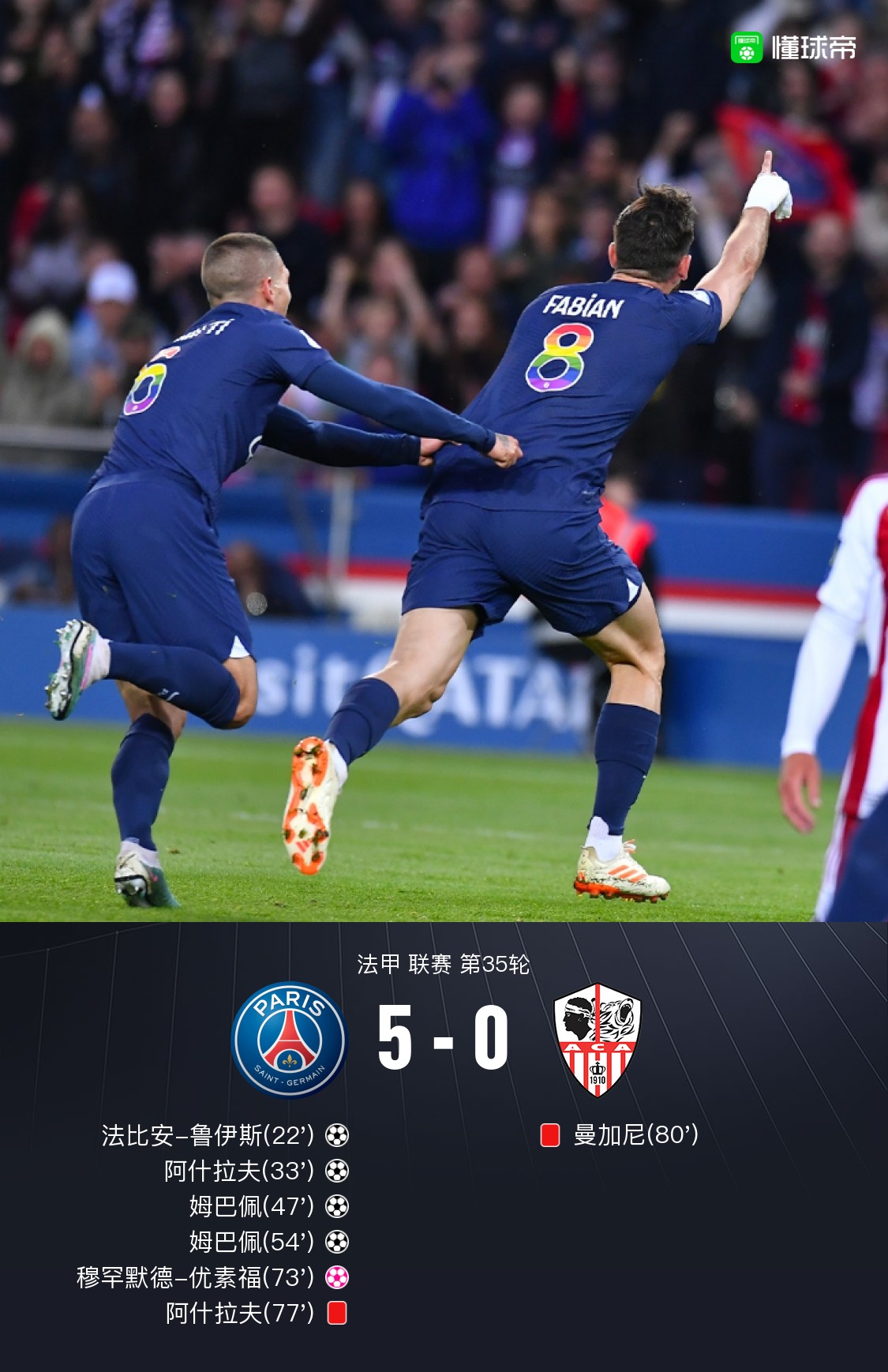 巴黎翻盘韩国，阿什拉夫统治全场